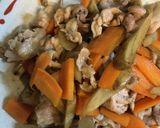 豚肉入りきんぴら作り方5写真