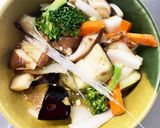 レンジ豆腐茄子椎茸酸辣炒め味八宝菜風作り方14写真