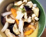 レンジ豆腐茄子椎茸酸辣炒め味八宝菜風作り方16写真