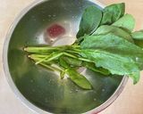 管理栄養士の簡単!ほうれん草の巣ごもり卵作り方1写真