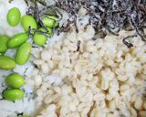 もち麦入り枝豆ごはん＊混ぜご飯＊おにぎり作り方2写真