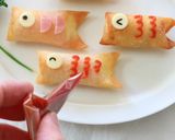 こどもの日にピッタリ！鯉のぼり春巻き作り方6写真