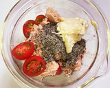 ミニトマトとツナのマヨ胡麻和え作り方2写真