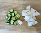 管理栄養士のかぶときゅうりの塩昆布和え作り方1写真
