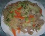 白菜たっぷり焼きビーフン作り方6写真