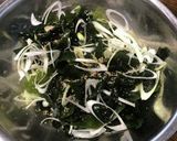 筋肉飯「わかめサラダ、蒸し鶏添え」作り方2写真