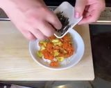 筋肉飯!サーモンとアボカドのユッケ丼作り方3写真