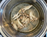 管理栄養士のほうれん草としめじのみそ汁作り方4写真