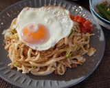 管理栄養士の横手やきそば風！やきうどん作り方4写真