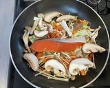 管理栄養士の鮭のちゃんちゃん焼き作り方3写真