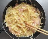 放ったらかしで簡単☆ポテトオムレツ。作り方4写真
