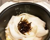 優しい味の新玉ねぎ炊き込みごはん作り方3写真