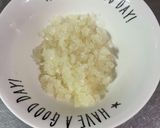 刻みらっきょうの梅肉和え作り方1写真