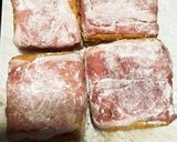 甘辛タレで　厚揚げの肉巻き作り方3写真