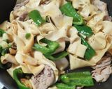 干し豆腐の豚肉とピーマンのピリ辛塩炒め作り方14写真