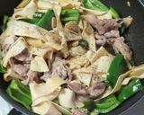 干し豆腐の豚肉とピーマンのピリ辛塩炒め作り方13写真