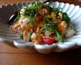 【簡単】鮭とカラーピーマンの混ぜご飯作り方3写真