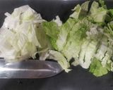 海老と白菜とトマトの洋風あんかけパスタ作り方2写真