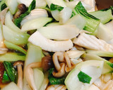 いかと青梗菜のオイスター炒め作り方8写真