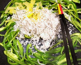 ピーマンとシラスとタクアン炒め作り方3写真