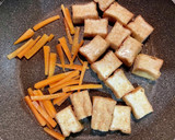 厚揚げと小松菜のしょうが醤油炒め作り方4写真