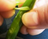 スナップえんどうのスジの処理方法作り方5写真