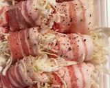 キャベツの豚バラ肉巻ききのこ添え作り方1写真