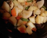 道産食材頂き物野菜と芋の煮物★作り方5写真
