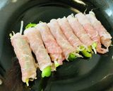 ＊もやしとピーマンの豚肉巻き＊作り方2写真