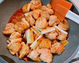☆焼き鳥温玉丼☆作り方6写真