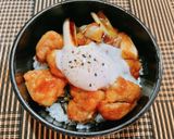 ☆焼き鳥温玉丼☆作り方8写真