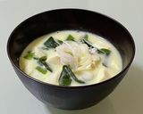 ワカメと豆腐の…優しいお味☆豆乳味噌汁作り方5写真