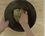青汁香るかえるパン作り方2写真
