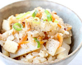 香りいい【筍の白だしご飯】炊き込みご飯作り方5写真
