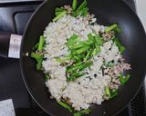 ビビンバ風♪シンプル豚ニラ炒飯作り方5写真