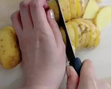 新じゃがでお好み焼き風いももち♪作り方2写真