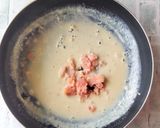 1人飯☆みりん粕たらこ豆乳クリームうどん作り方4写真
