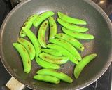 超簡単！スナップエンドウの炒り焼き作り方3写真