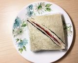 萌え断♡ハート苺deフルーツサンド作り方8写真