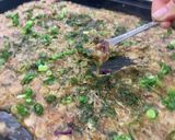 そうめんの余り薬味でもんじゃ焼!作り方7写真