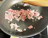 スナップエンドウ入りひき肉豆腐餡作り方2写真