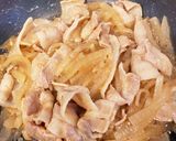 大根千切りでタレが絡みやすい豚バラ大根作り方7写真