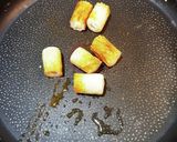 お弁当に♪チーズチクワのカレー粉コロコロ作り方4写真
