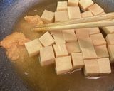 タケノコ・カツオ・高野豆腐の胡麻味噌☆作り方4写真