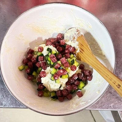 簡単！おつまみ専用！サラミのポテトサラダ by かわのめさん