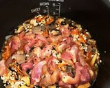鶏五目おこわ☆黒ゴマ松の実ヒジキにお揚げ作り方11写真