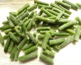 米粉でもっちり★いんげんとコーンのチヂミ作り方1写真