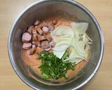 超簡単☆旨味堪能！ナポリタンかき揚げです作り方2写真