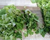 セロリの葉っぱ炒め　～常備菜～作り方2写真