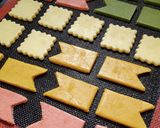 卵1個で4種類の型抜きクッキー作り方15写真